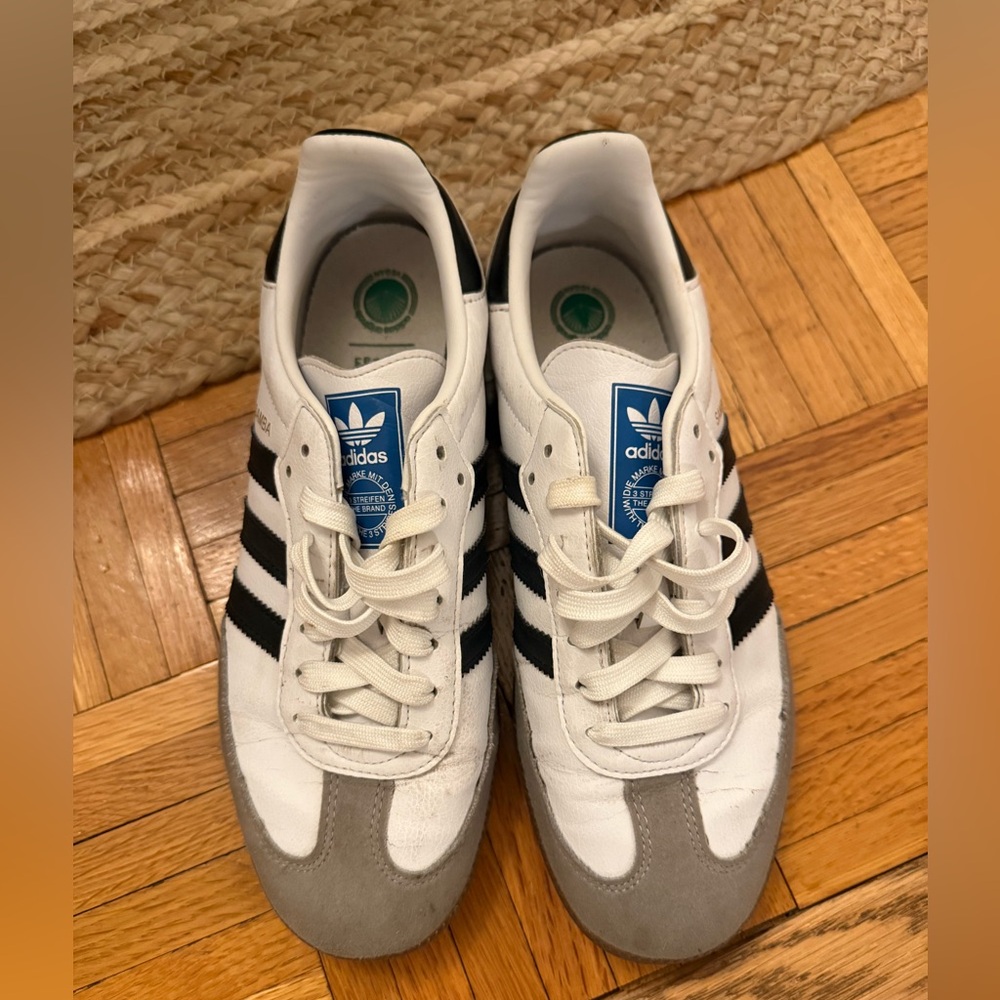 Adidas White Samba Sneakers - Picture 4 of 10